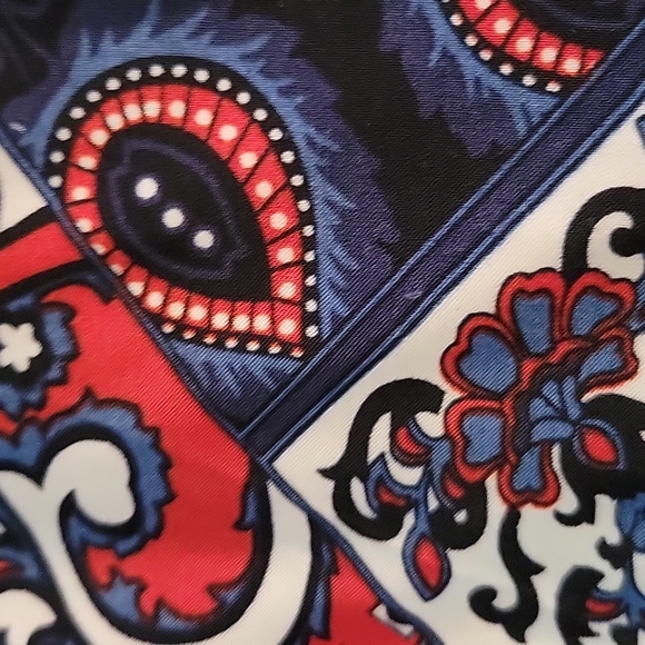 Suzy Shier Dress XS Floral Black Red White Red - Picture 5 of 9